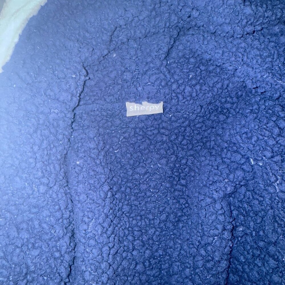 Sherpy Blue & White Wearable blanket hoodie - Picture 2 of 2
